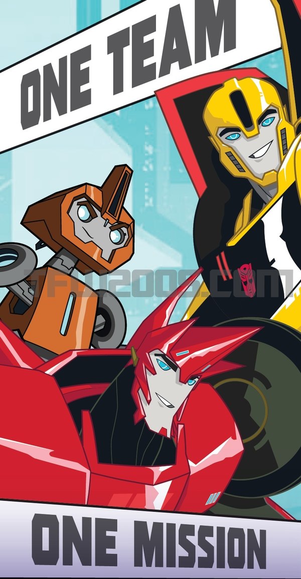 Transformers Robots In Disguise (2015) - New Promotional Image Shows Bumblebee, Sideswipe & Fixit