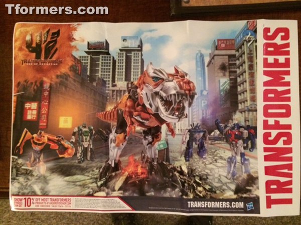 SDCC 2014 - Photo Of Free Transformers 4 Age Of Extinction Poster