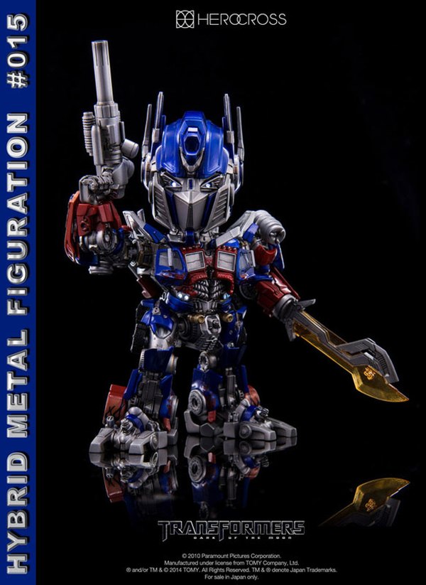 Hero Cross #015 Optimus Prime Hybrid Metal Figuration Transformers: Dark of the Moon SD Figure
