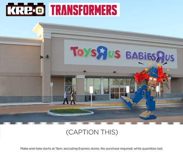 FREE Make-and-Take exclusive KRE-O Elite Transformers Optimus Prime at Toys