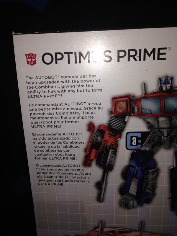 NYCC 2014 - Combiners Wars Optimus Prime And Motormaster On Package Bios