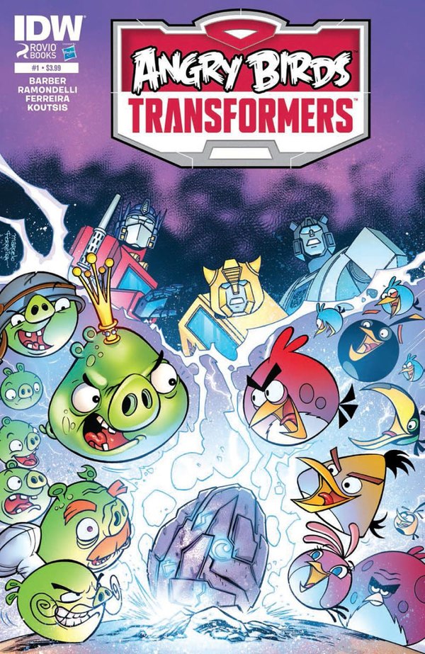 IDW Comics Angry Birds Transformers #1 Full Preview