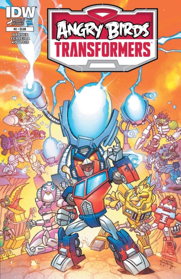 IDW Comics Preview - Angry Birds Transformers Issue 2 Full Preview