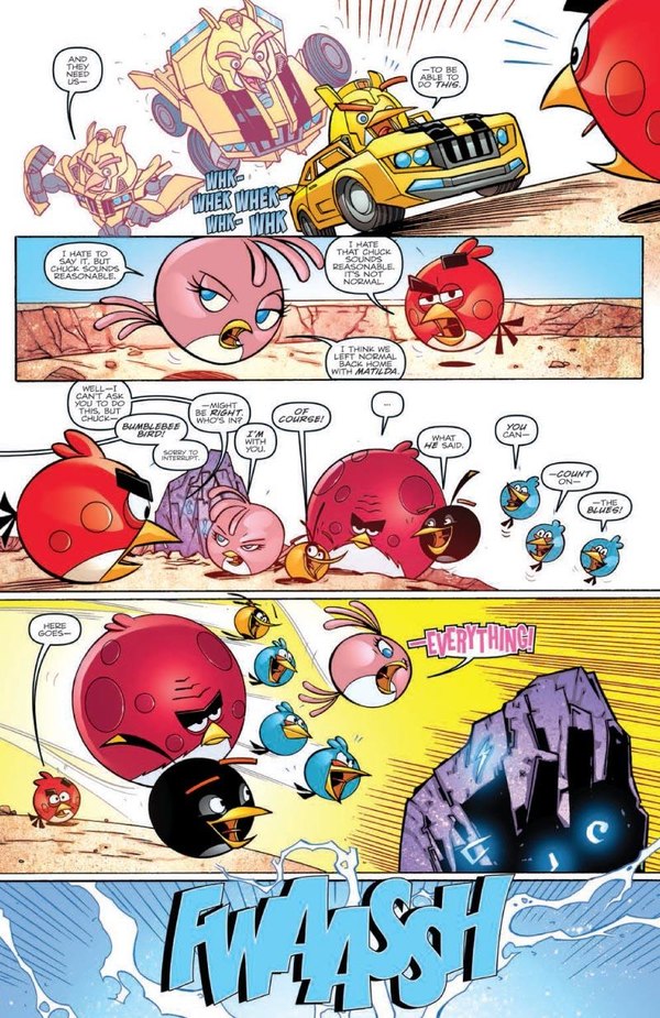 Angry Birds Transformers #2 Angry Birds IDW Comic Book Review - Transformers  News Reviews Movies Comics and Toys