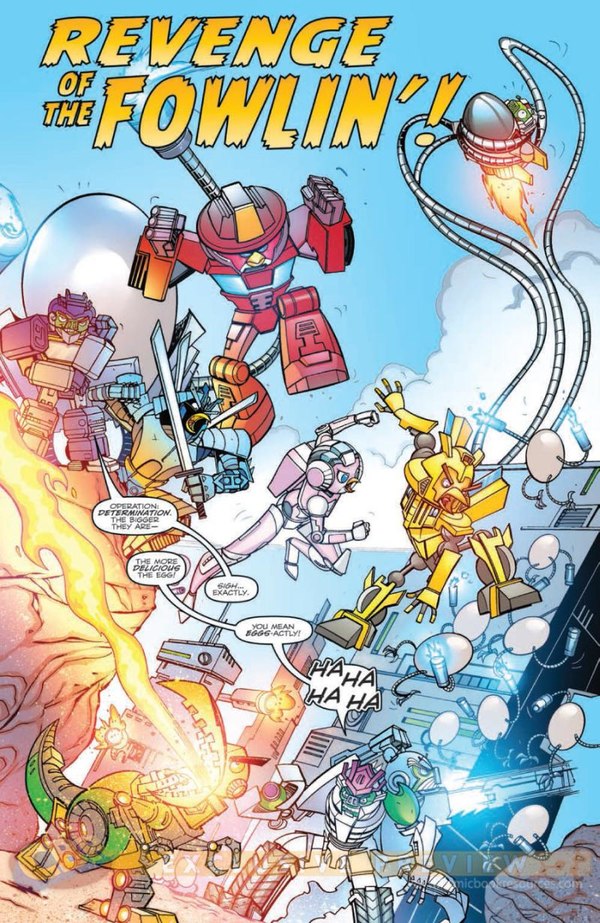 Angry Birds Transformers #3 Angry Birds IDW Comic Book Review - Transformers  News Reviews Movies Comics and Toys