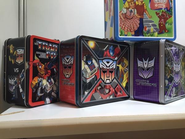Toy Fair 2015 - Transformers Lunchboxes, Fridge Magnets, & Playing Cards