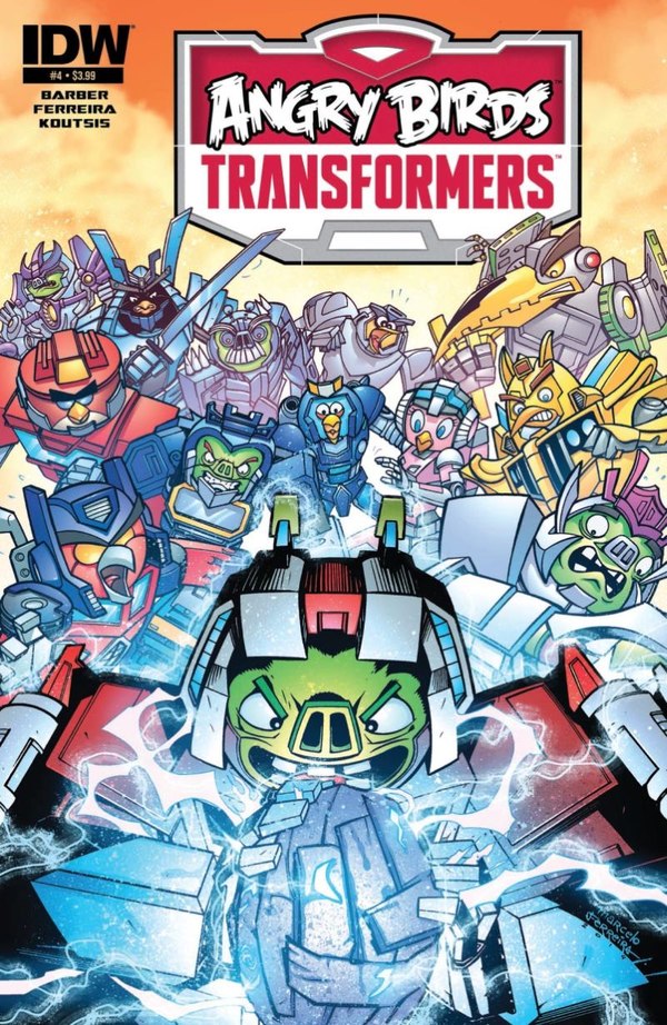 IDW Comics Review - Angry Birds Transformers #4