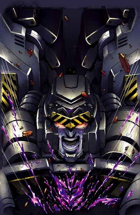 IDW's Megatron: Origin #1 Colored Variant Preview