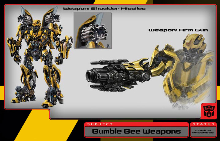 Transformers movie Bumblebee Concept Art