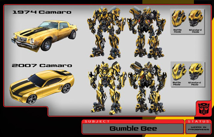 Transformers movie Bumblebee Concept Art